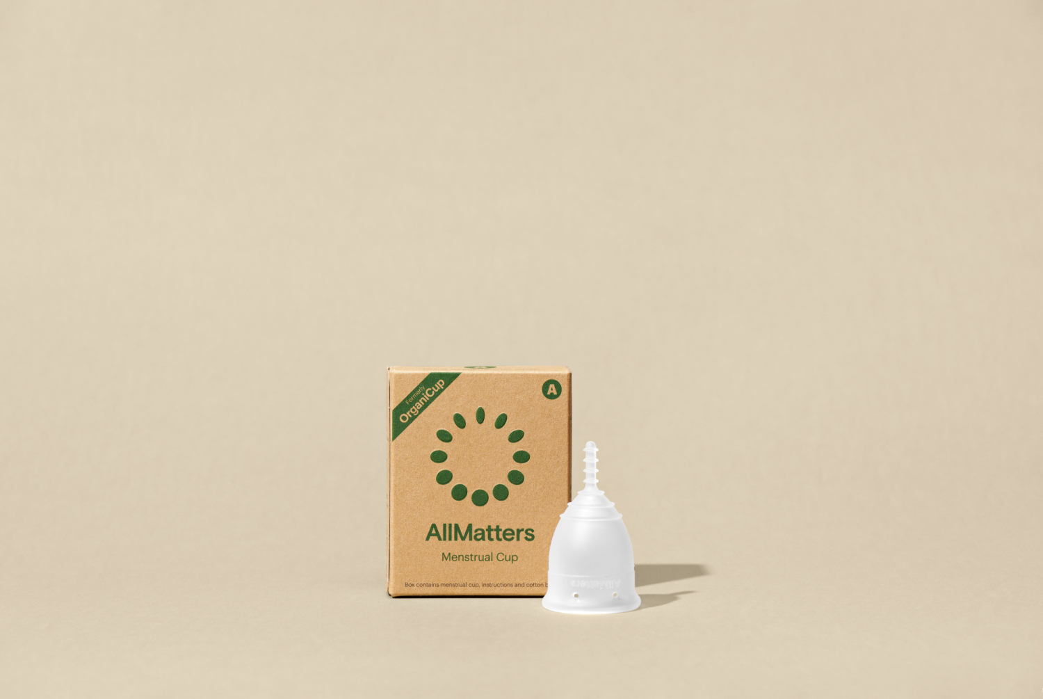 Køb menstruationskop - AllMattersCup - 3 størrelser - 1-2 dages levering